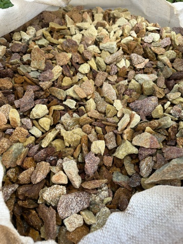 Златолит персиковый декоративная каменная крошка купить в Камышлове