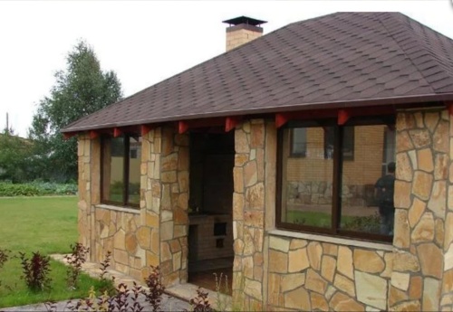 Плитняк златолит жёлтый золотистый для фасада 1,5-3см купить в Камышлове