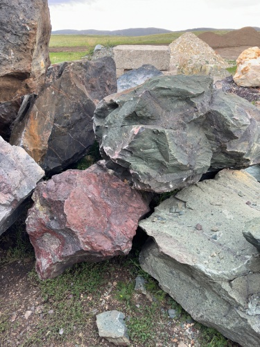 Камни для ландшафтного дизайна зелёные 10-60 килограмм купить в Камышлове