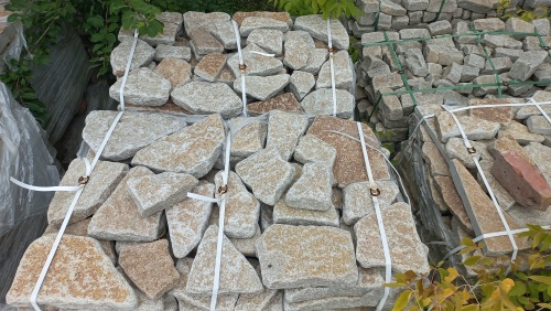 Гранитный плитняк галтованный для парковки купить в Камышлове