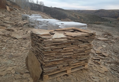 Плитняк кора дерева для цоколя, отмостки купить в Камышлове