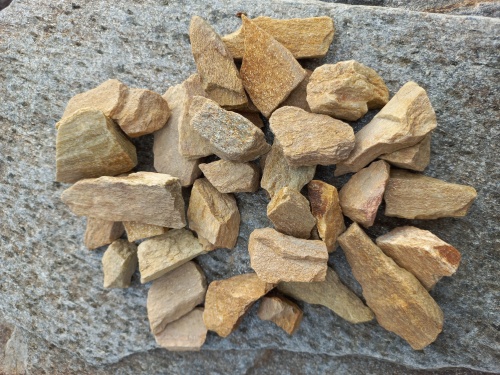 Златолит жёлтый декоративная каменная крошка купить в Камышлове